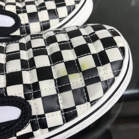 Vans Slip-On Slip Ultracush Slippers Men's Size 8 Black White Checkerboa New - Picture 7 of 12